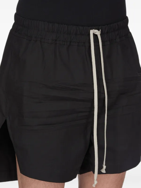 Rick Owens ドローストリング ショートパンツ | ブラック | FARFETCH JP