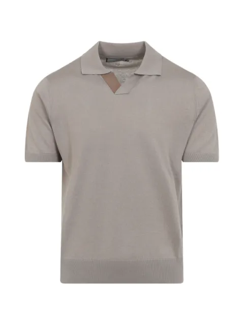 Canali collar-detail T-shirt