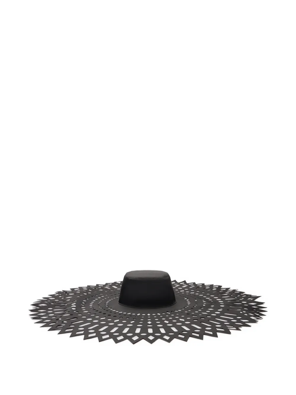 Blumarine laser-cut sun hat - Nero