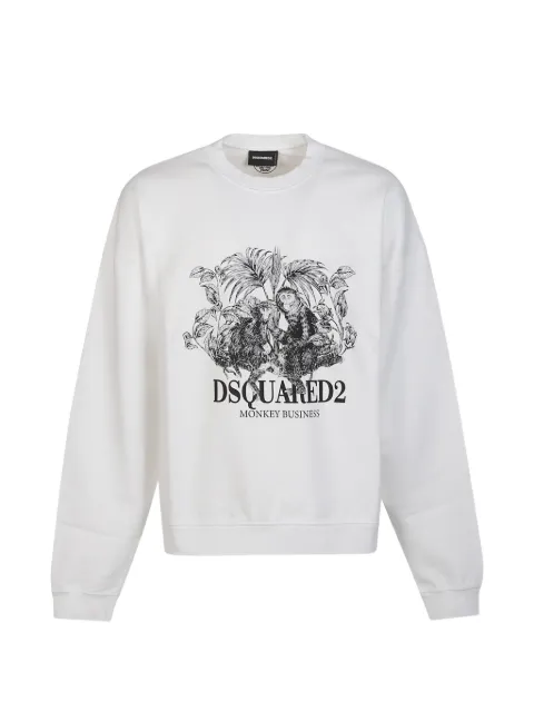 DSQUARED2 graphic-rint sweatshirt