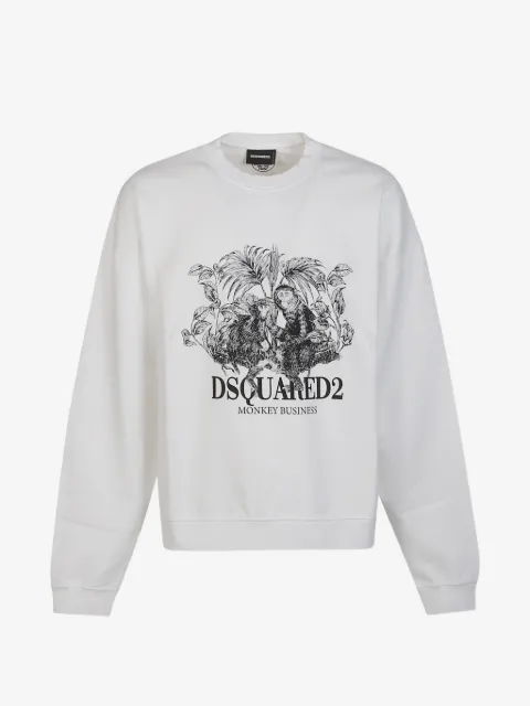 DSQUARED2 Sweatshirt mit grafischem Print