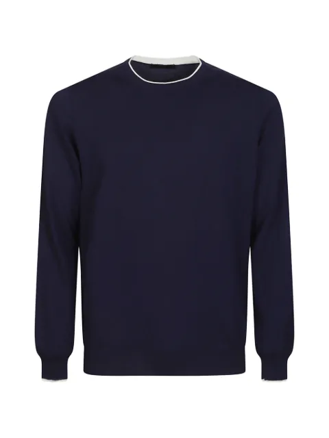 Fay crew-neck long-sleeve sweater