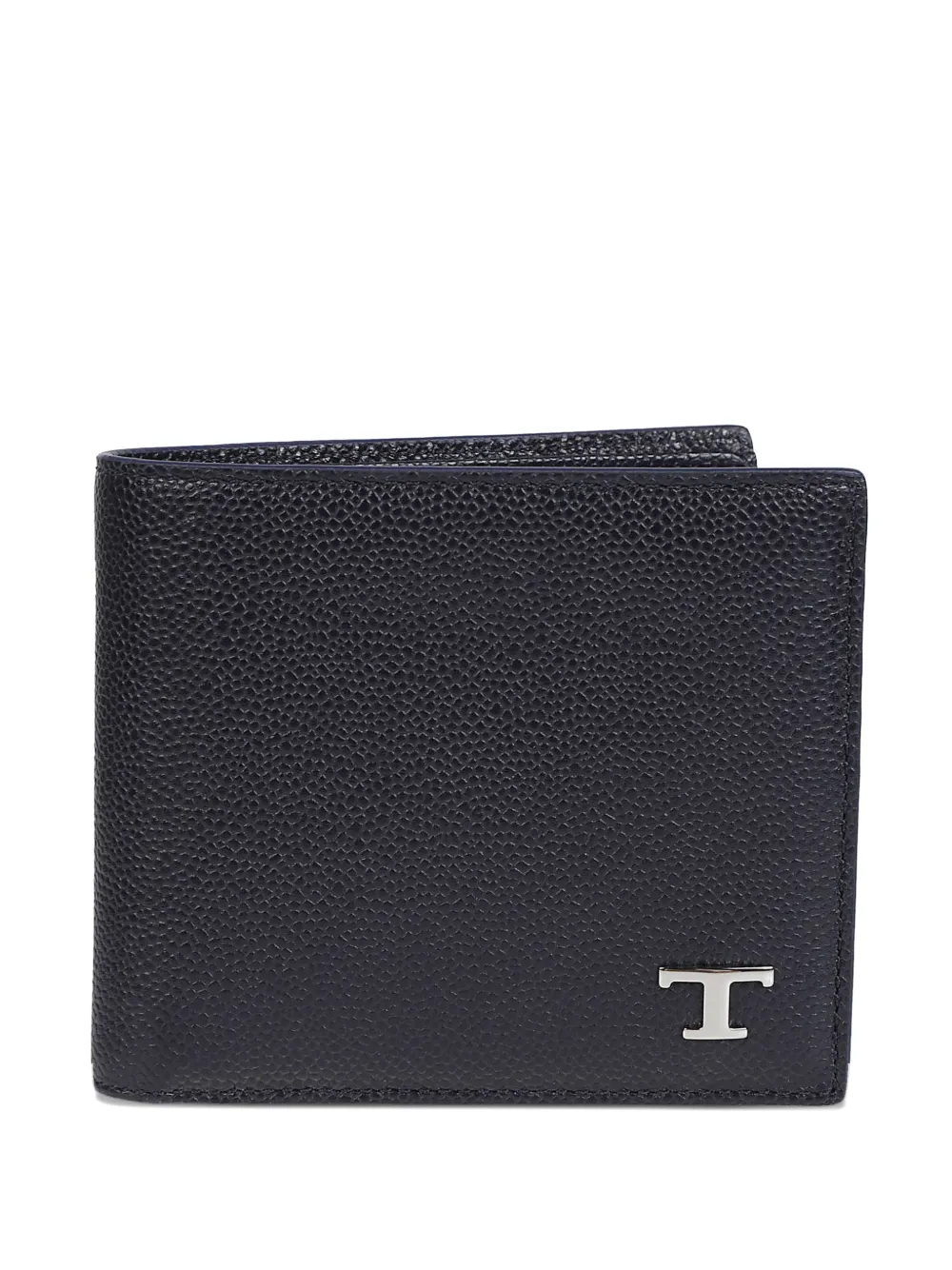 Tod's logo-detail leather wallet - Blau