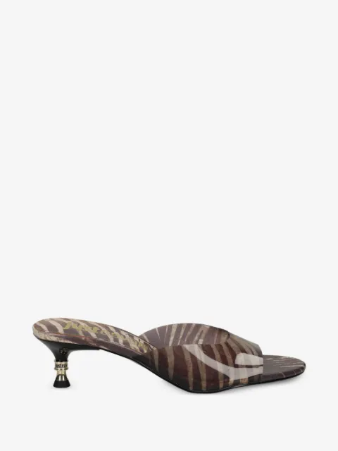 Just Cavalli sandalias con estampado de cebra