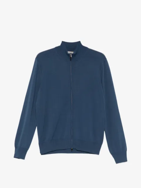 Canali zip-up cardigan