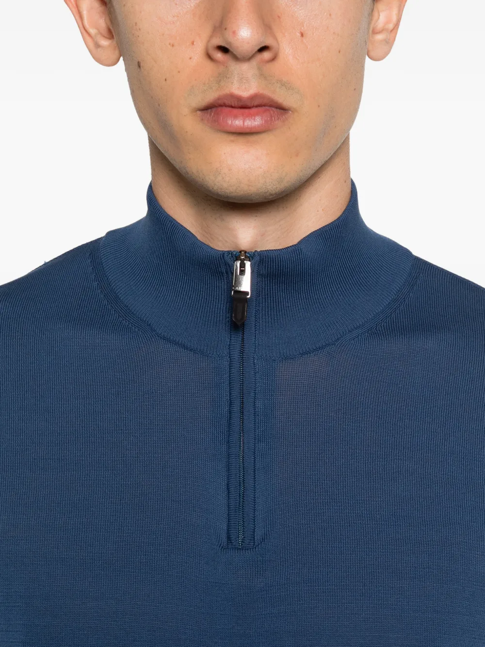 Canali Trui met rits Blauw