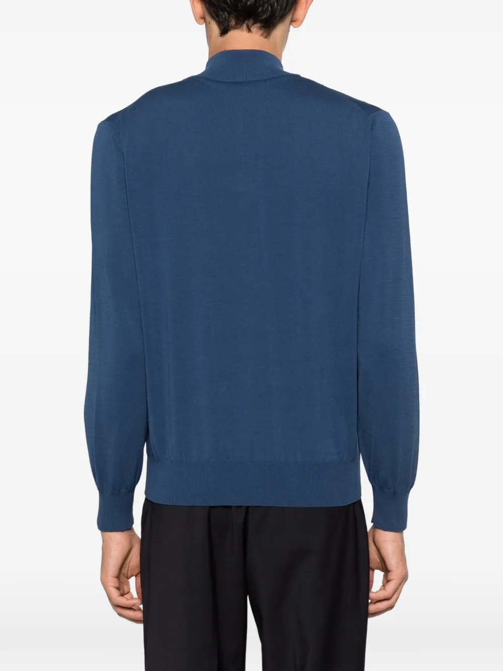 Canali Trui met rits Blauw