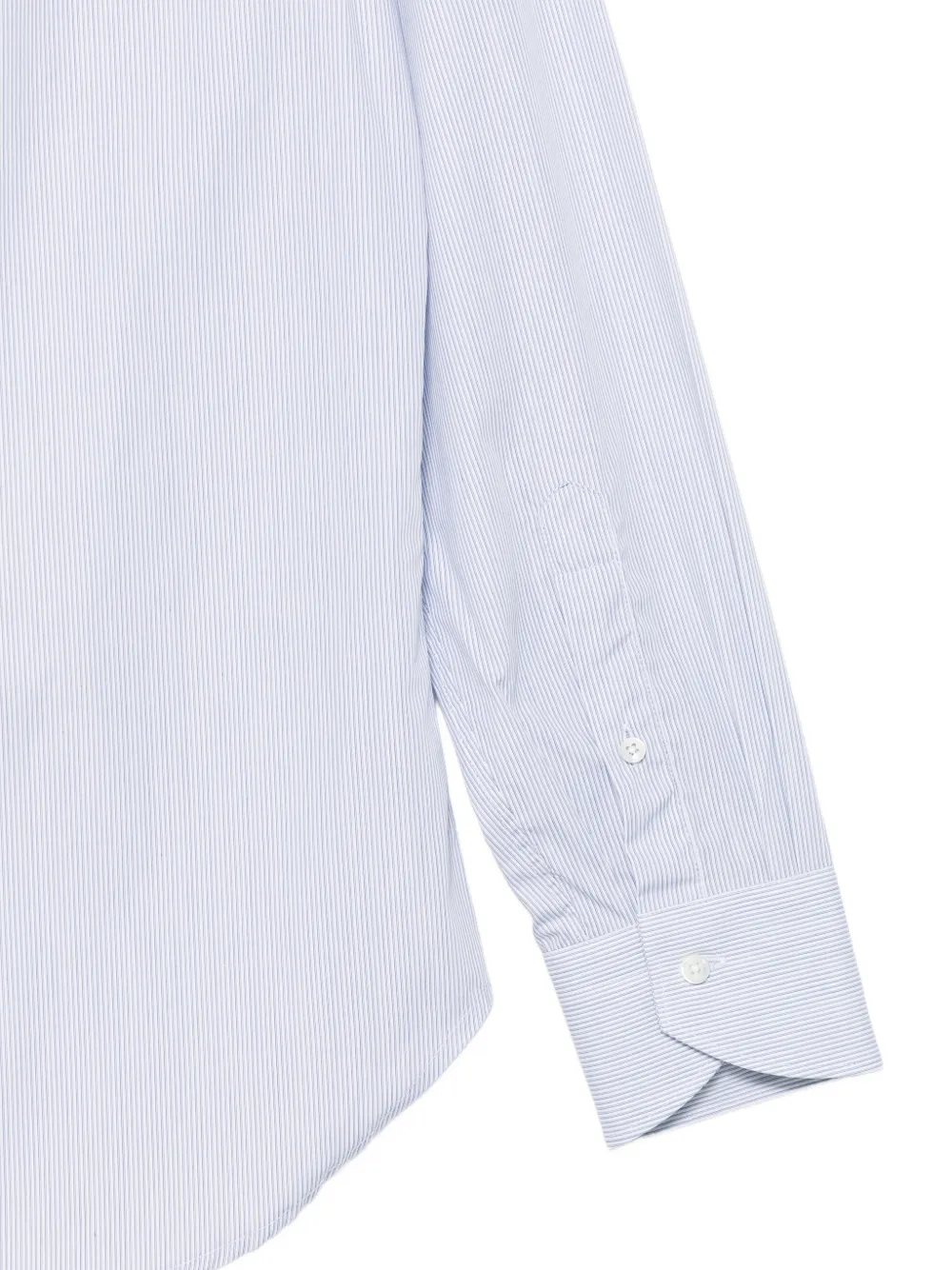Canali Gestreept overhemd Blauw