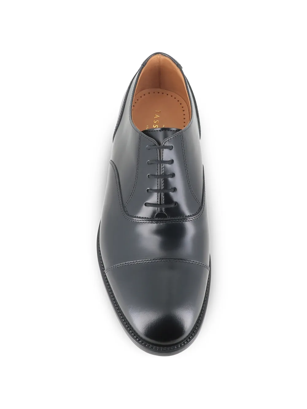 Tassinari Oxford schoenen met bewerkte neus Zwart