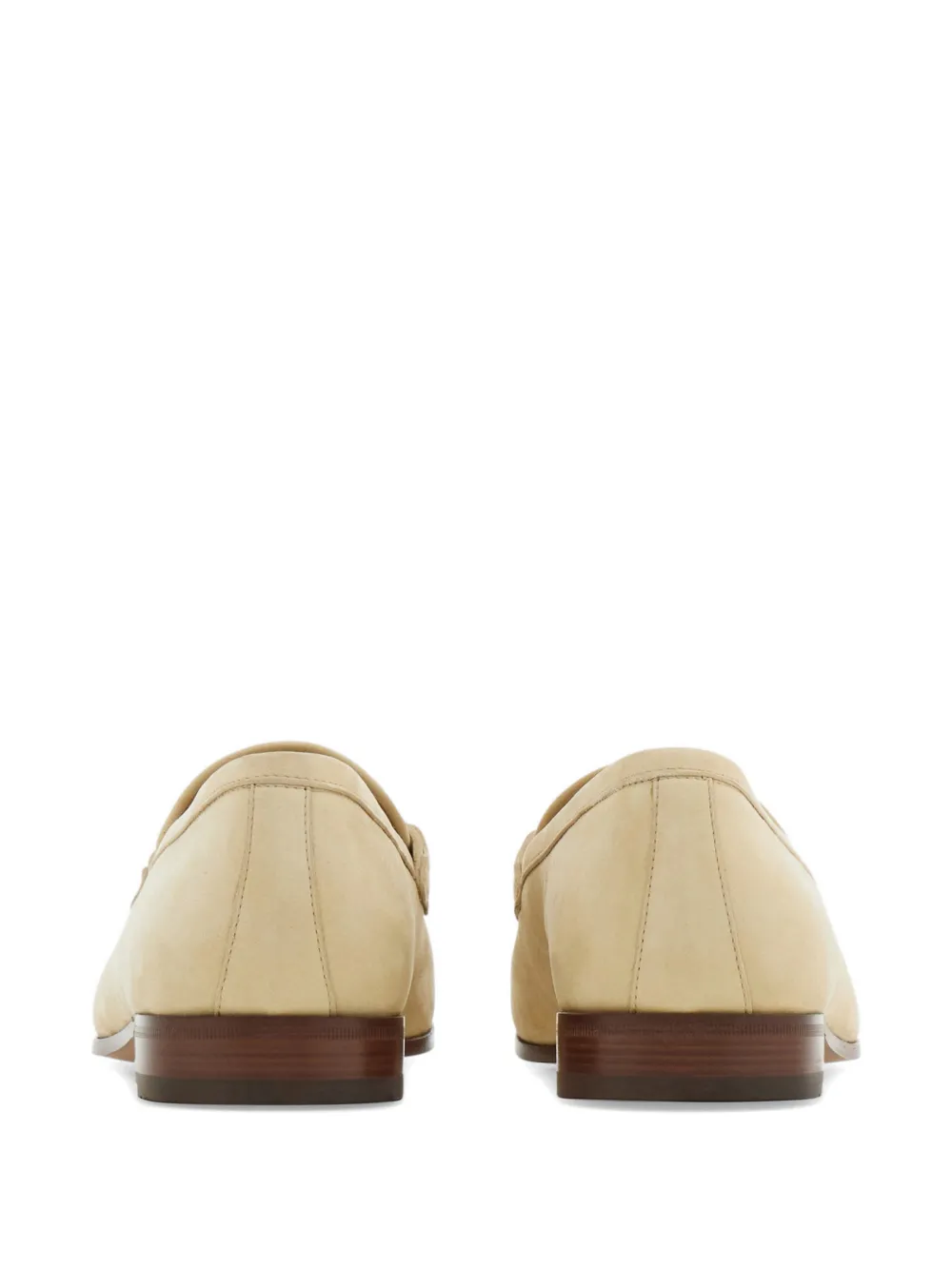 Ferragamo Mocassin met gancini ornament Beige