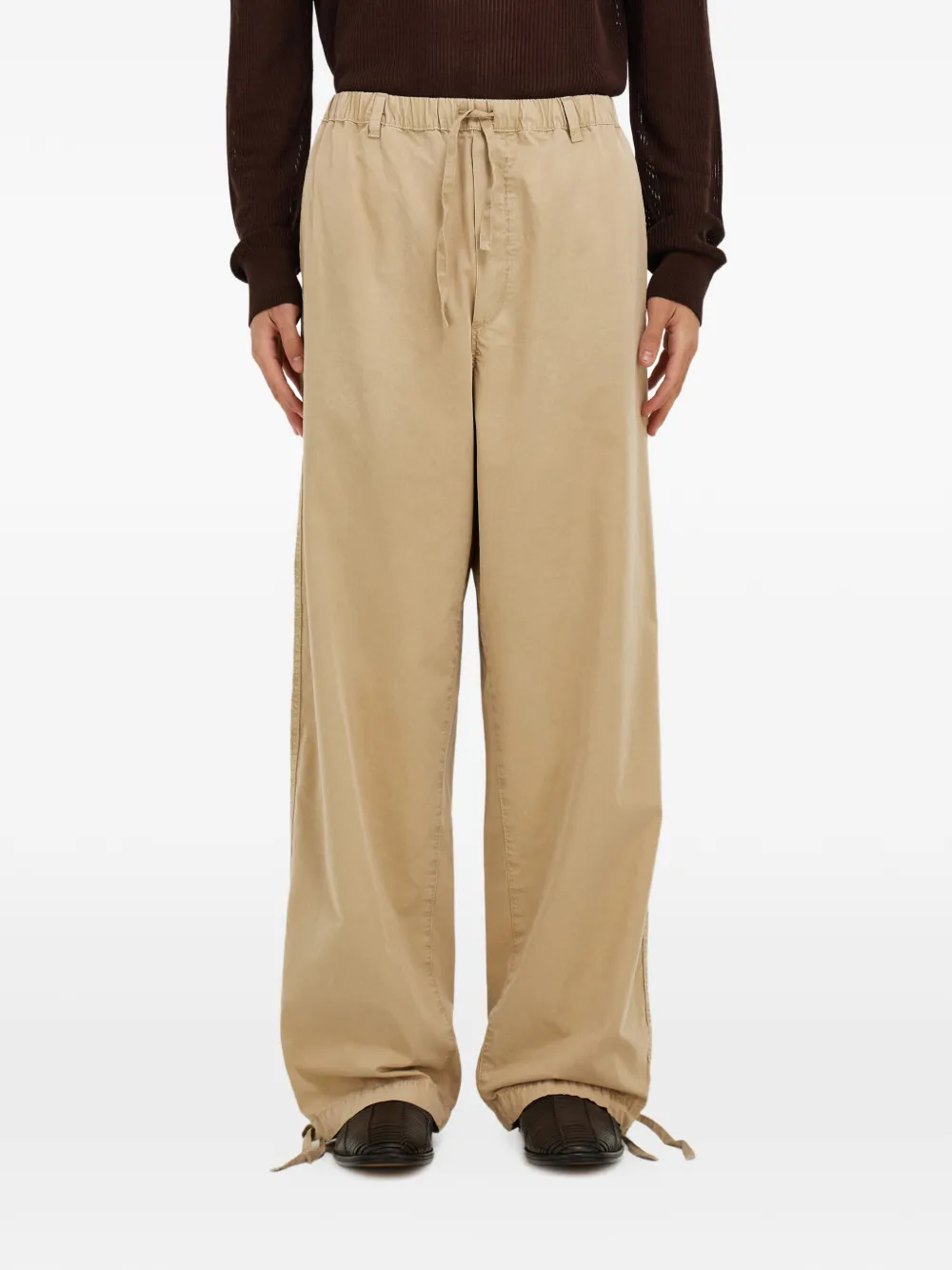  Ferragamo Baggy Trousers - Neutrals 