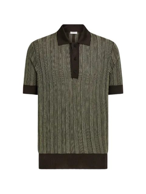 Ferragamo short sleeve knitted polo