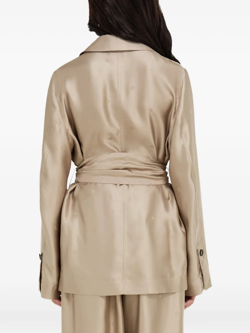  Ferragamo Jacquard Overshirt - Neutrals 