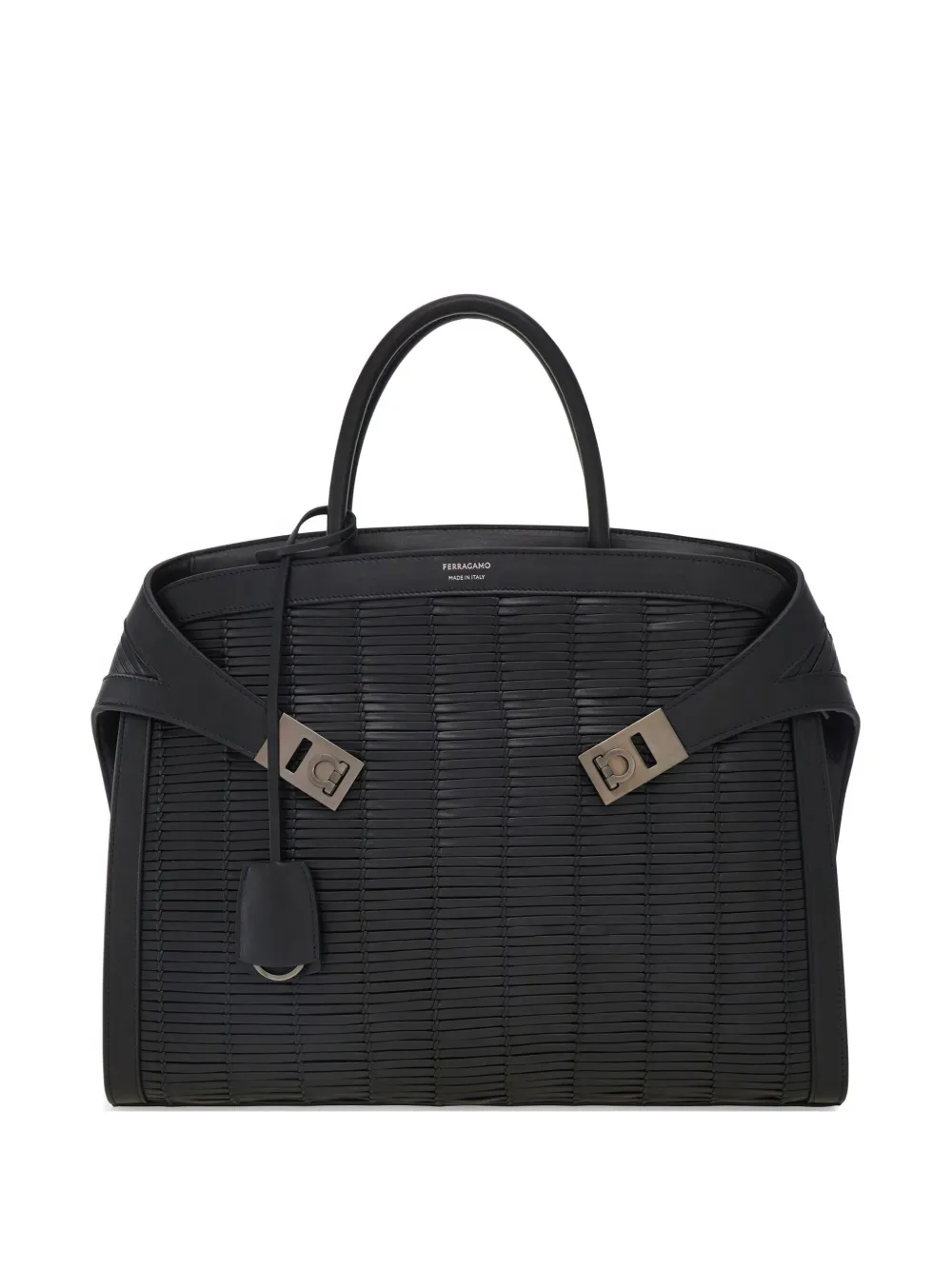 Ferragamo Hug briefcase (S) - Schwarz