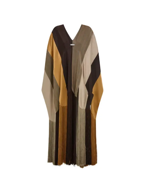 Ferragamo patchwork poncho
