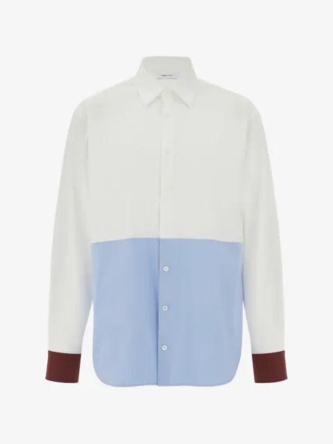 Ferragamo color block shirt