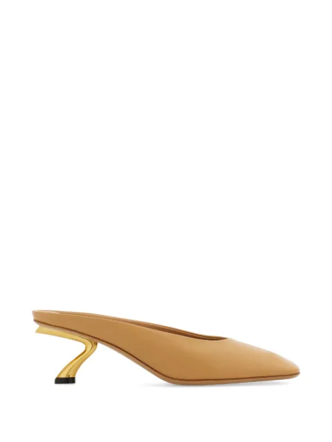 Ferragamo Sculptural heel mule