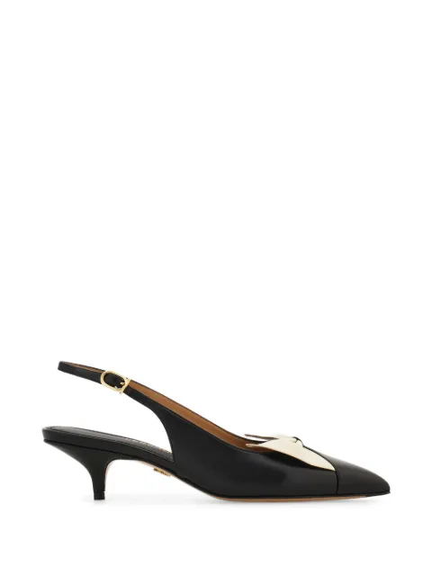 Ferragamo soft bow slingbacks