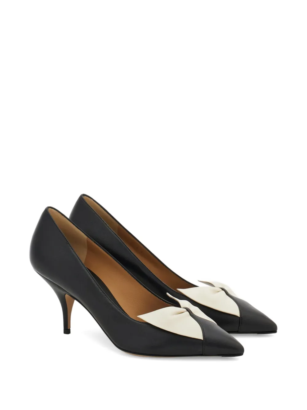 Ferragamo Soft bow pump Zwart