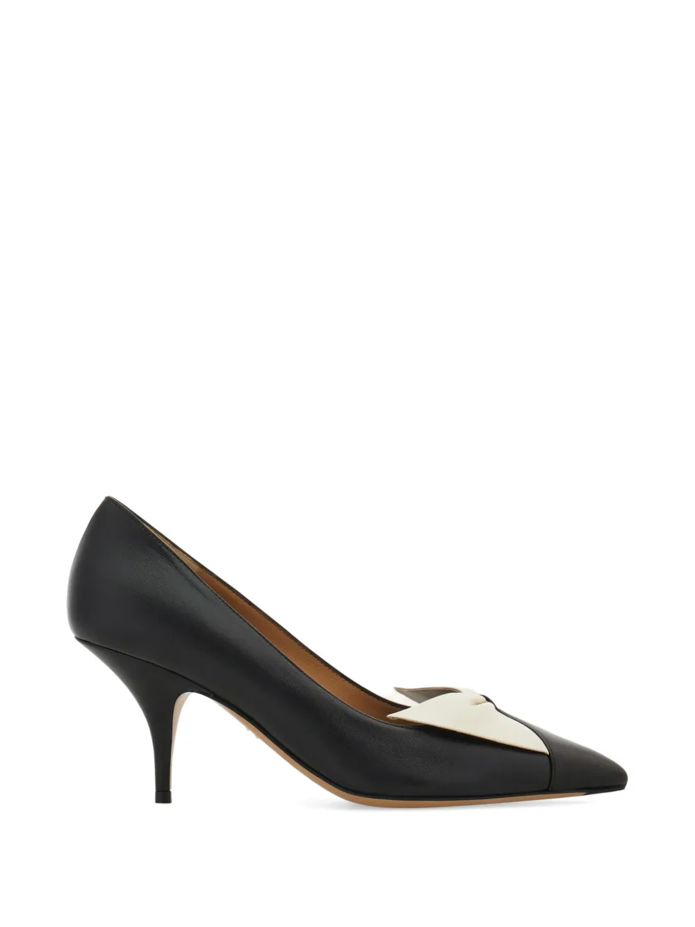 Ferragamo Soft bow pump Zwart