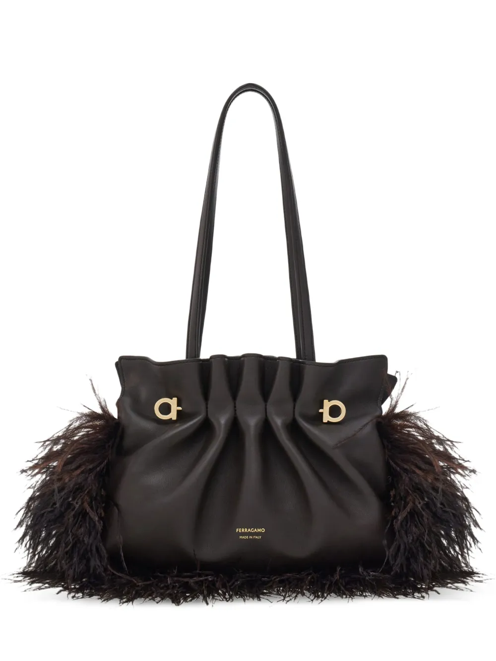 Ferragamo soft bag (S) - Marrone