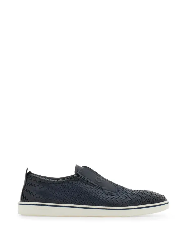 Ferragamo Slip on Sneaker in Blue