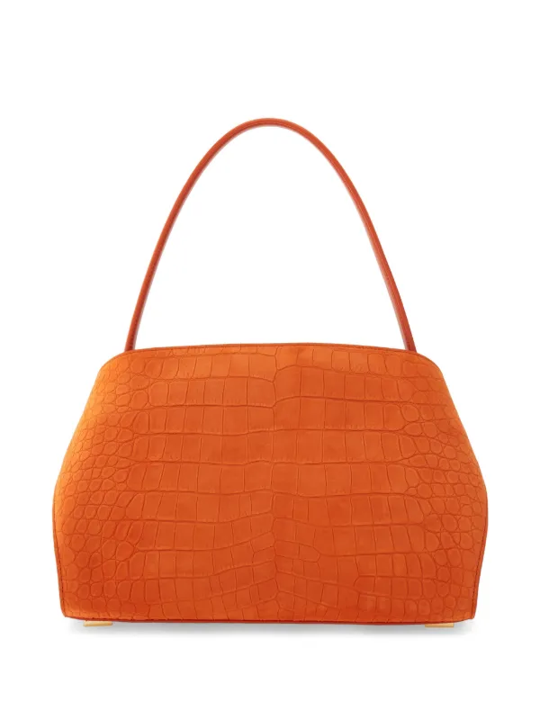 美品✨Ferragamo フェラガモ ワンショルダーバッグ 肩掛 総柄 オレンジ Ferragamo Hug Soft ショルダーバッグ M | オレンジ | FARFETCH JP