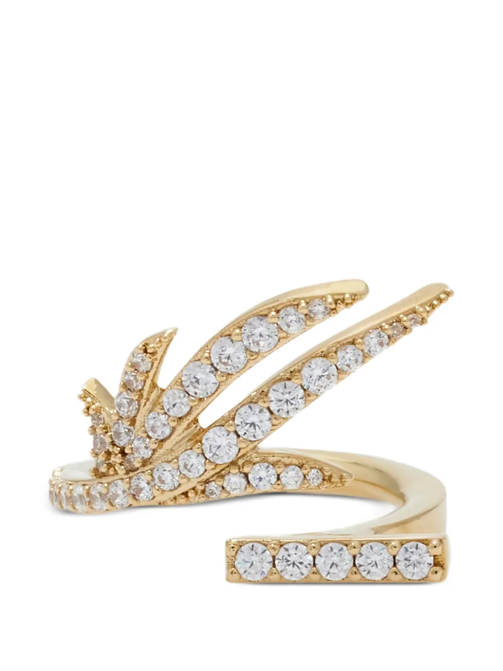 Ferragamo crystal ring (54mm) - Oro