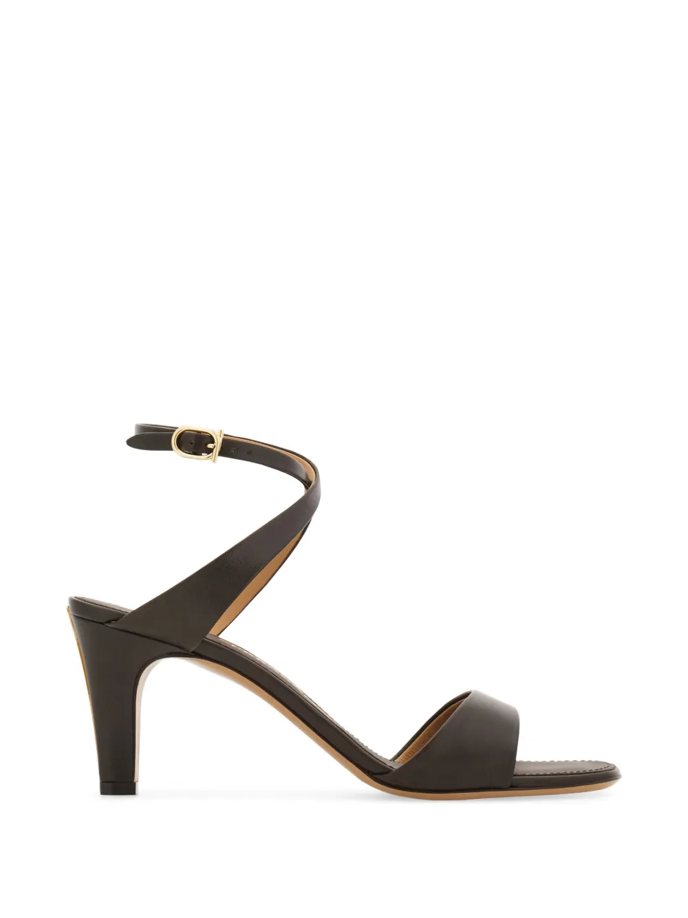 Ferragamo Sandalen met middelhoge hak Bruin