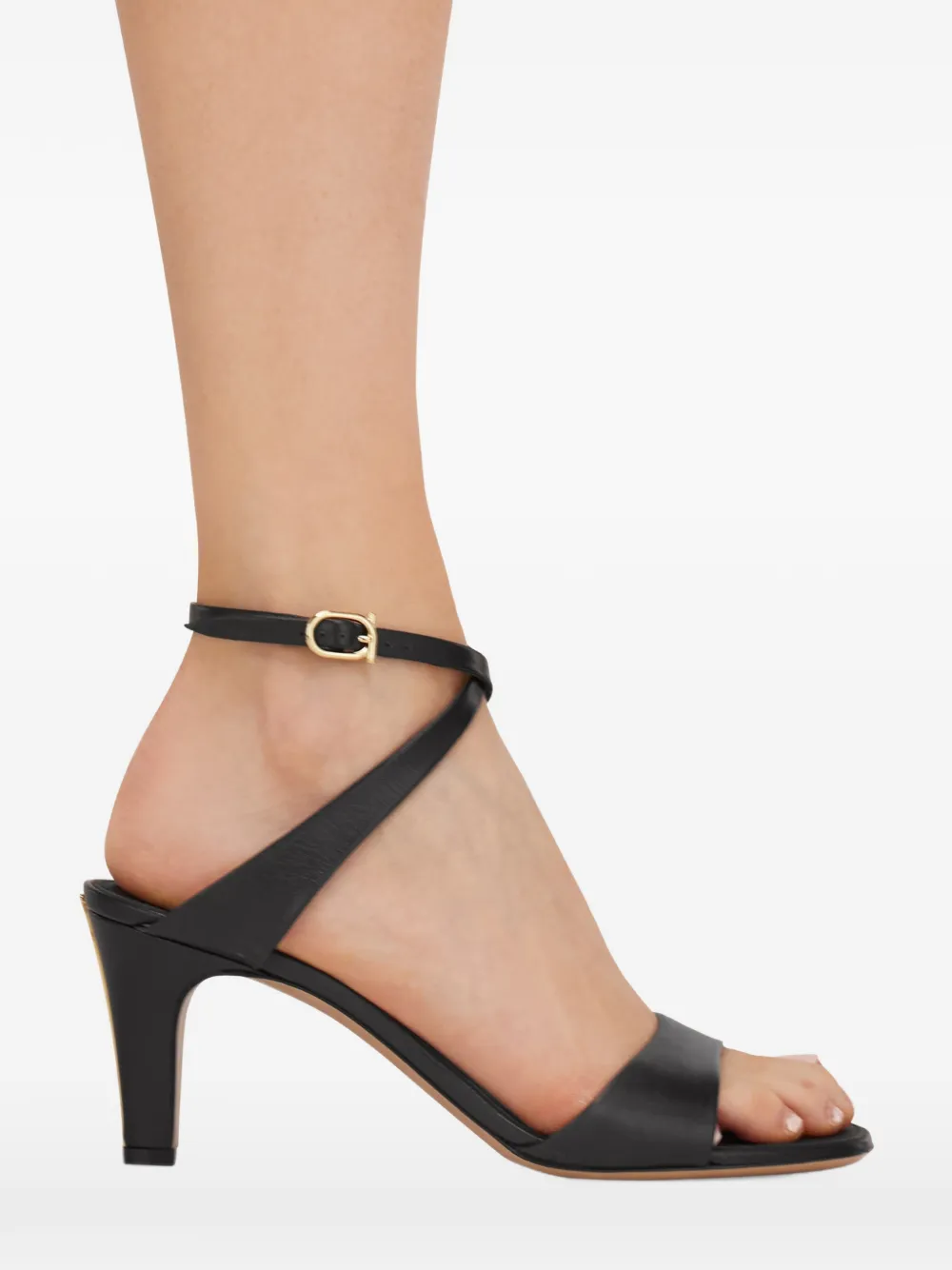 Ferragamo Sandalen met middelhoge hak Bruin