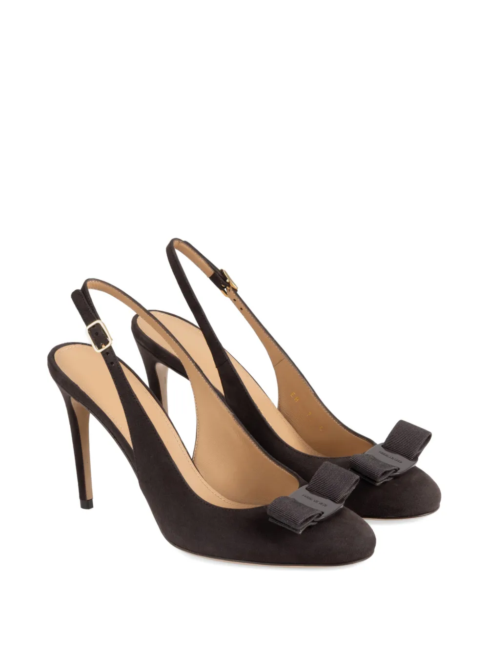 Ferragamo Vara bow slingback pumps Bruin