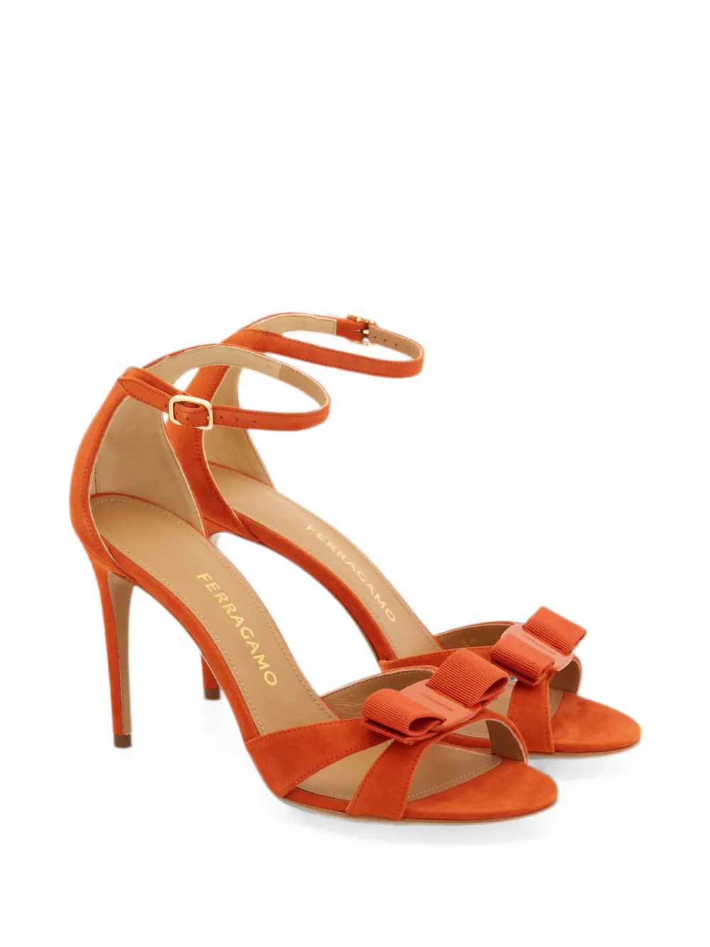 Ferragamo Vara bow sandals Oranje