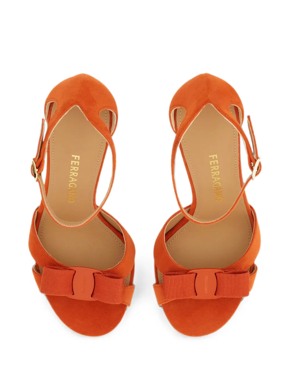 Ferragamo Vara bow sandals Oranje