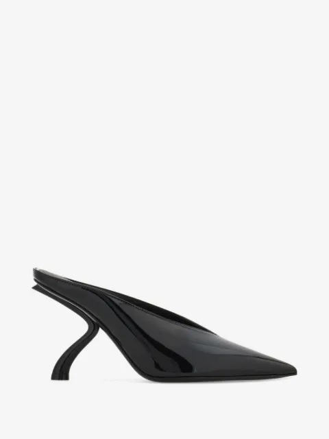 Ferragamo S-shaped heel mules