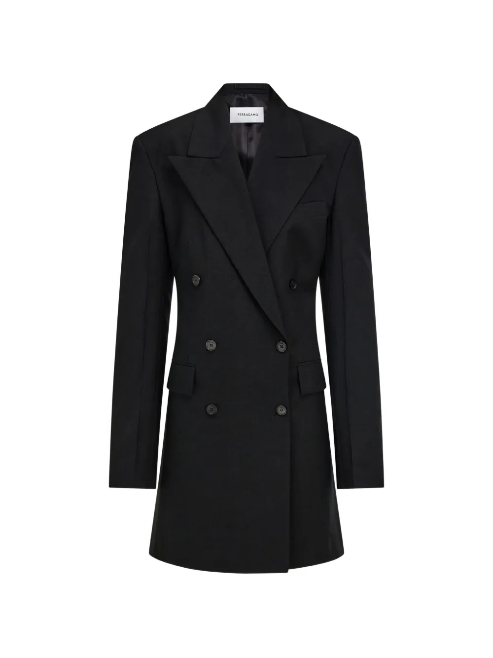 Ferragamo double breasted blazer - Black