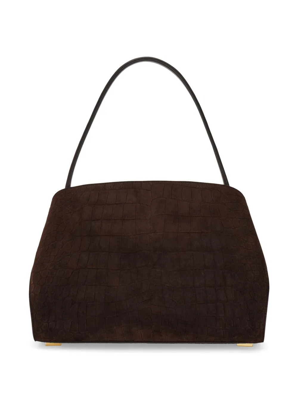 Ferragamo Medium Hug zachte schoudertas Bruin
