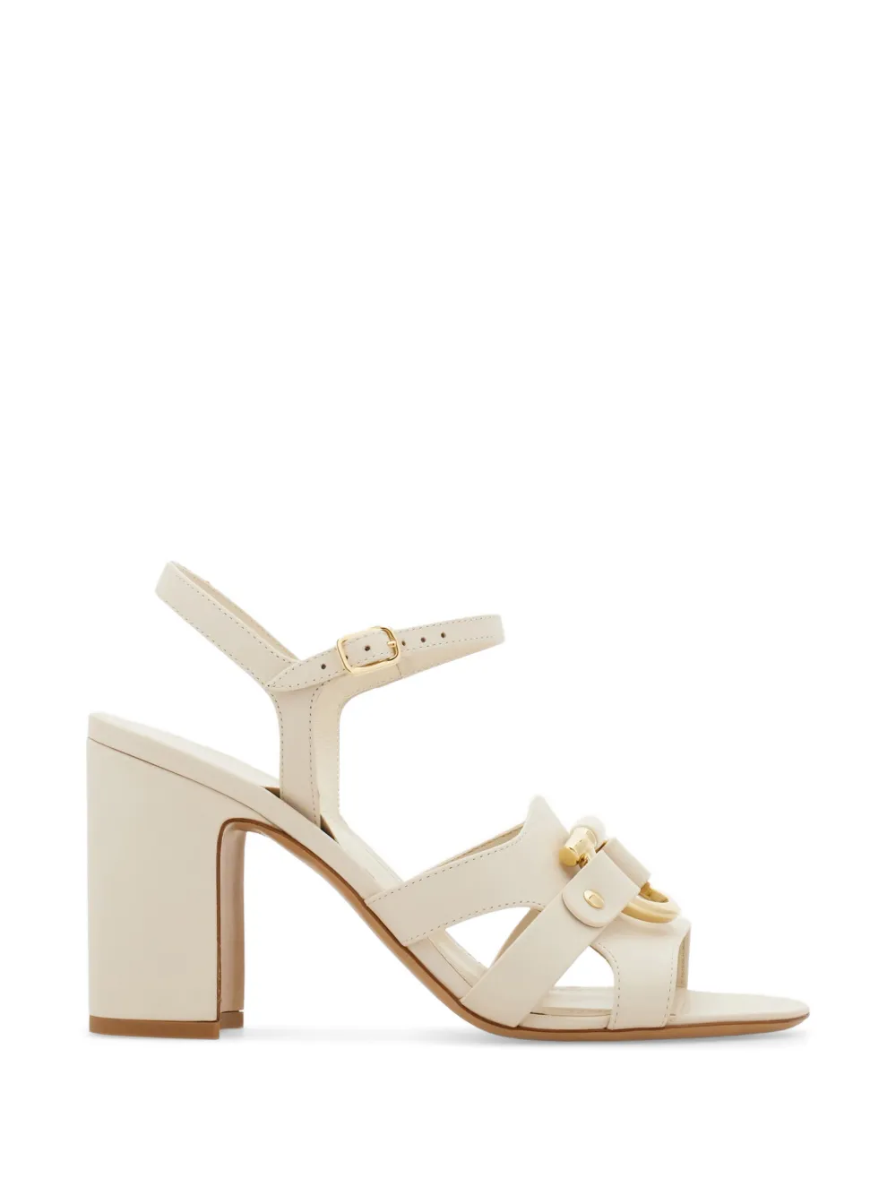 Ferragamo Gancini ornament sandals - Toni neutri