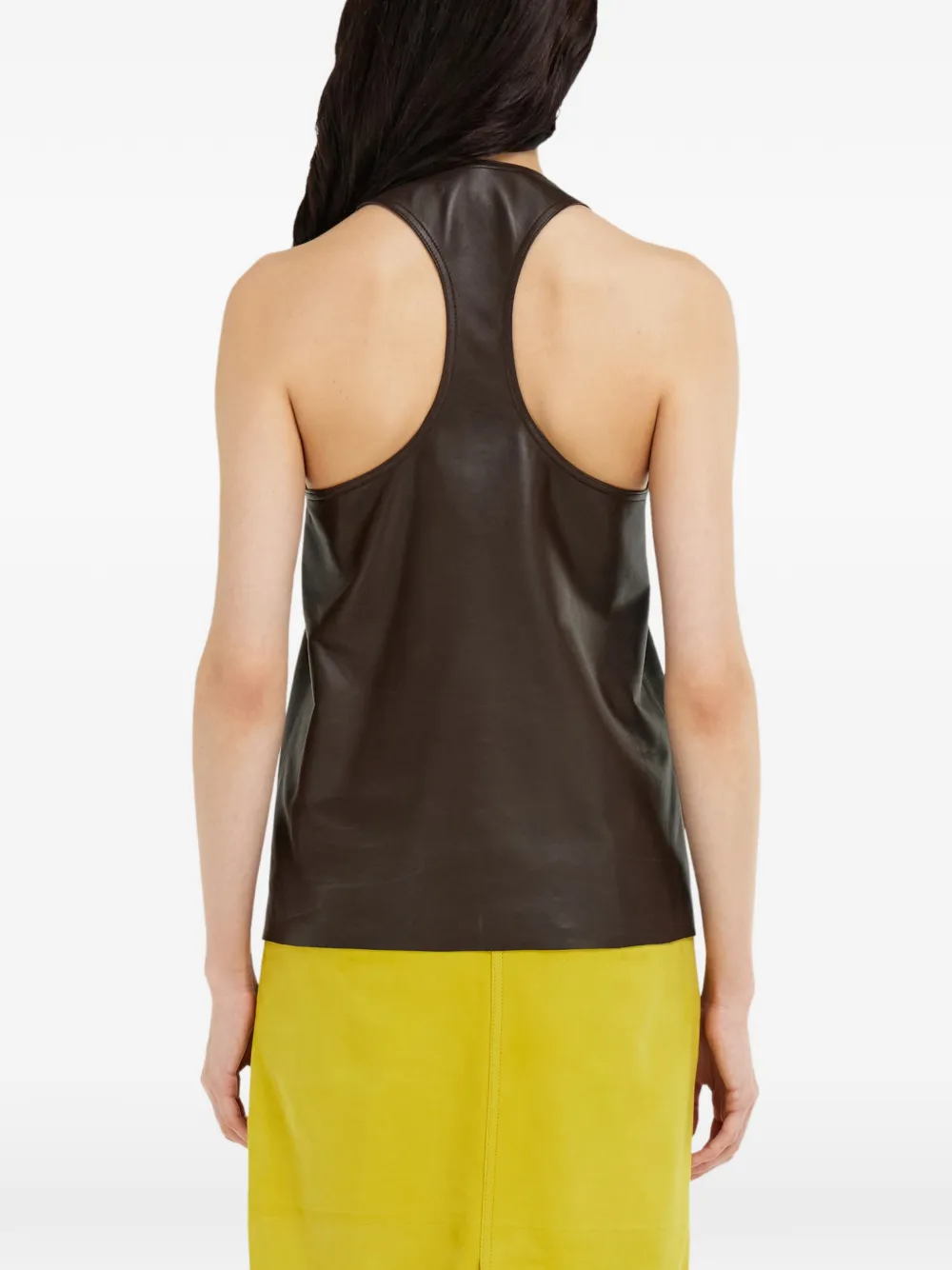 Ferragamo Nappa racerback top Bruin