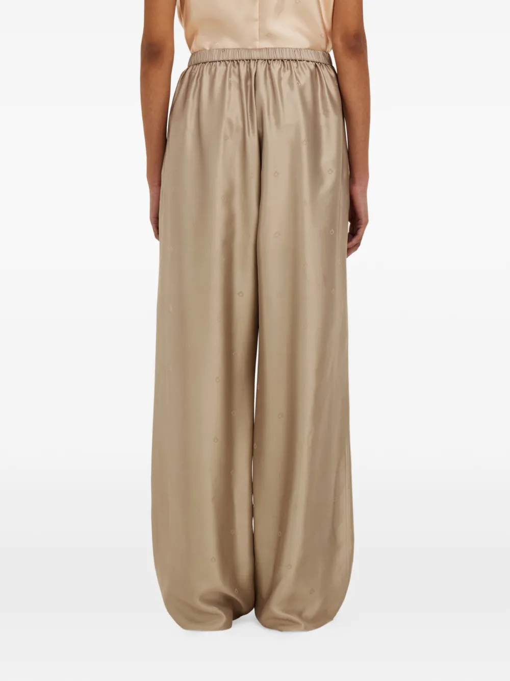 Ferragamo Zijden broek Beige