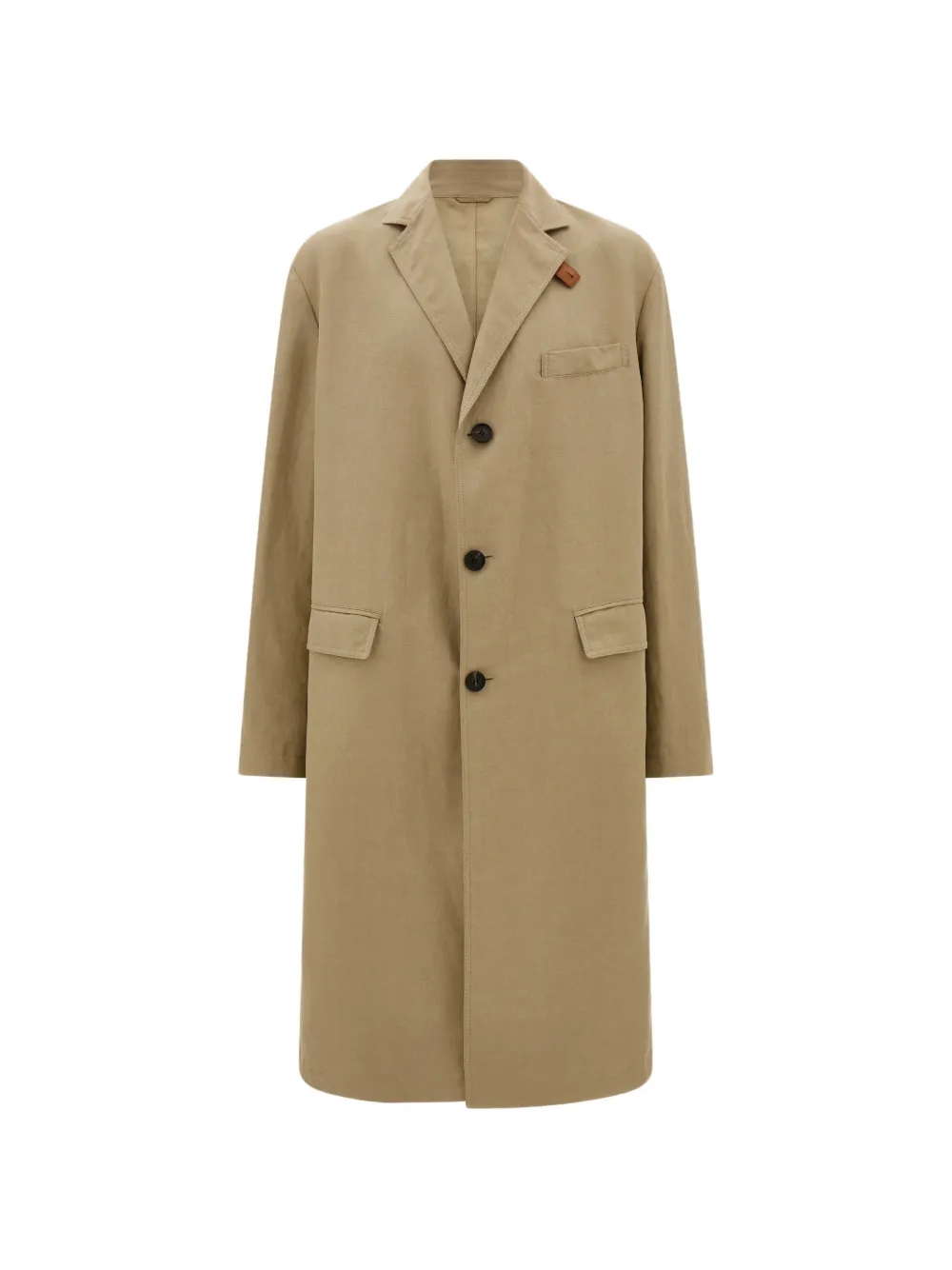 Ferragamo Linen blend duster - Neutrals
