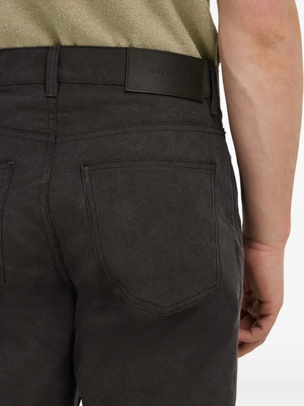 Ferragamo Broek met vijf zakken Blauw