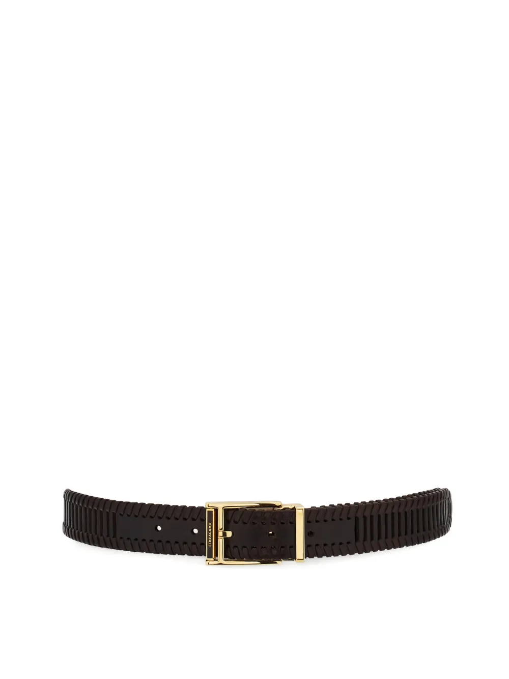 Ferragamo Verstelbare riem Bruin