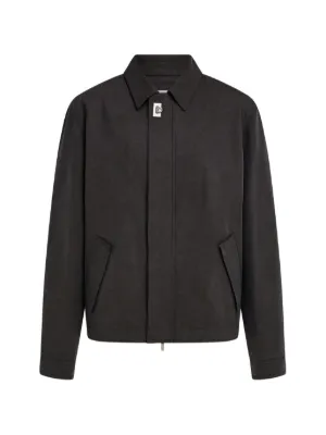 Prada Linen Jacket | Black | FARFETCH