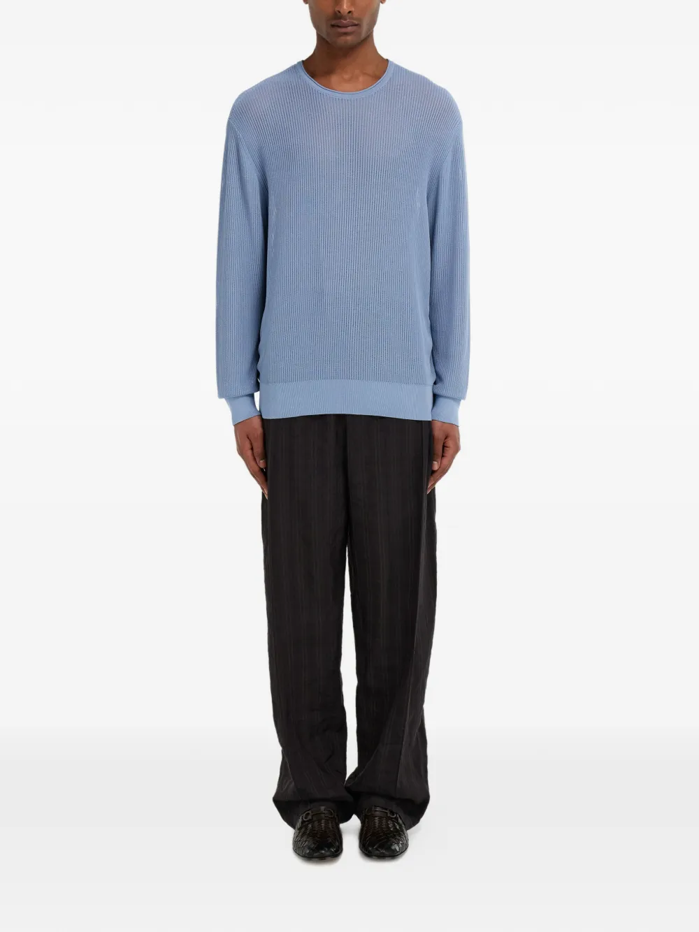 Ferragamo Sweater met ronde hals Blauw