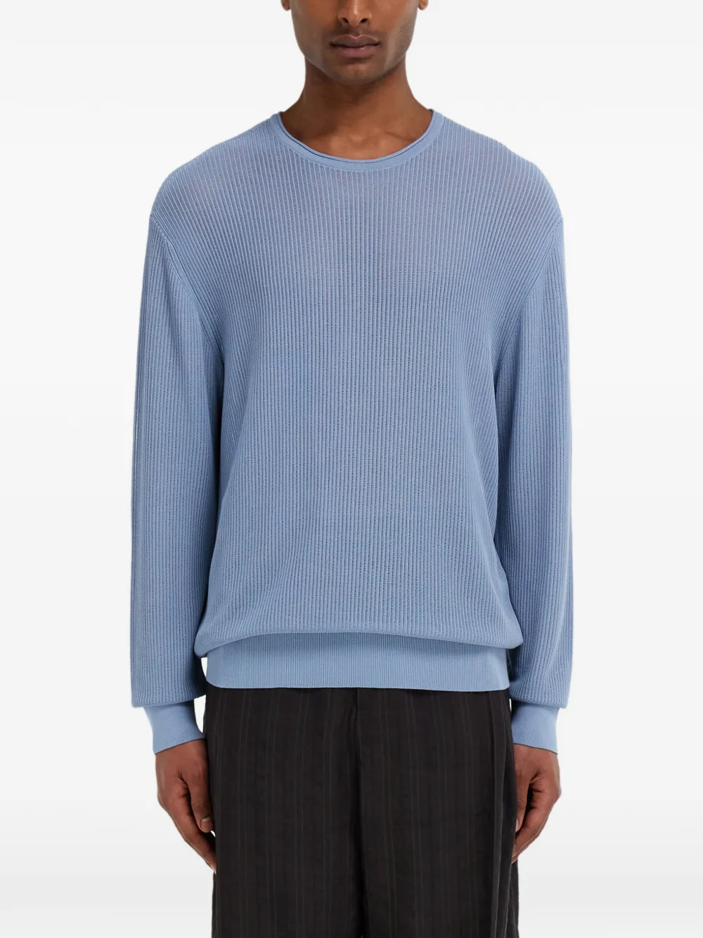 Ferragamo Sweater met ronde hals Blauw