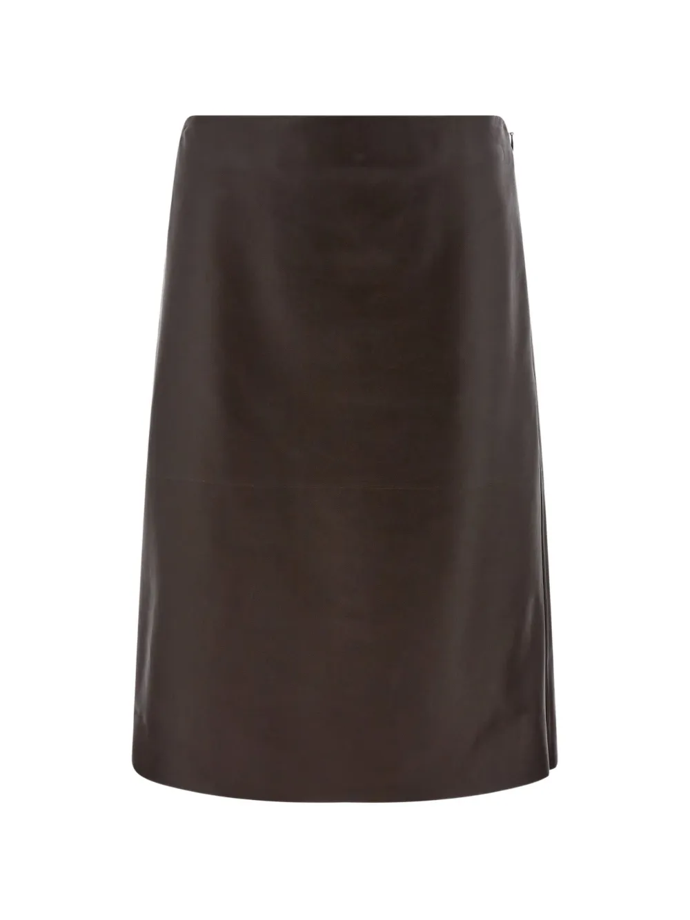 Ferragamo nappa pencil skirt - Brown
