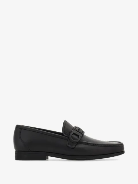 Ferragamo mocassins à ornement Gancini tressé