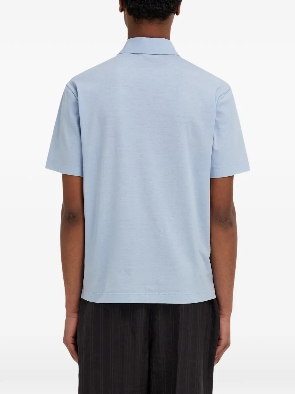 Ferragamo Jersey poloshirt met korte mouwen Blauw
