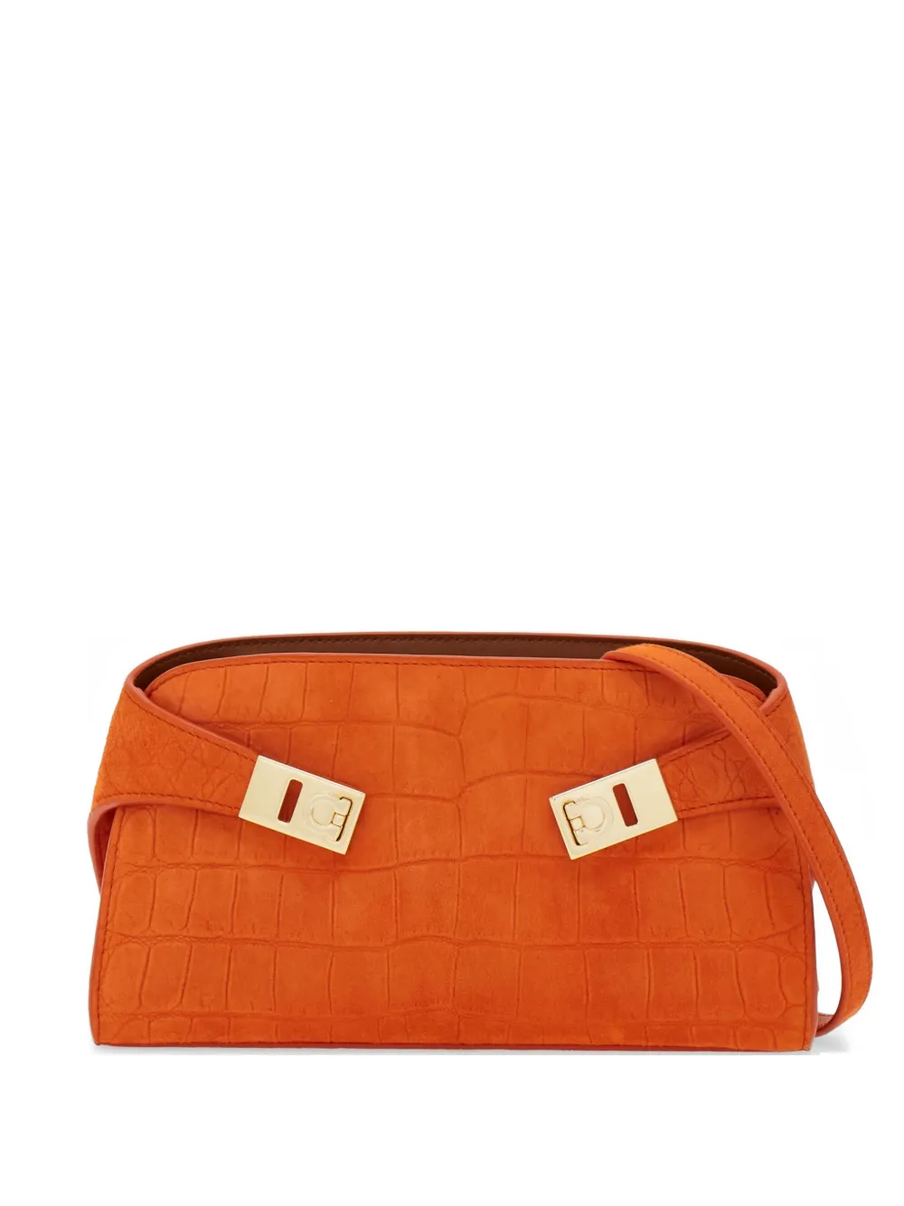 Ferragamo Hug mini crossbody bag - Arancione