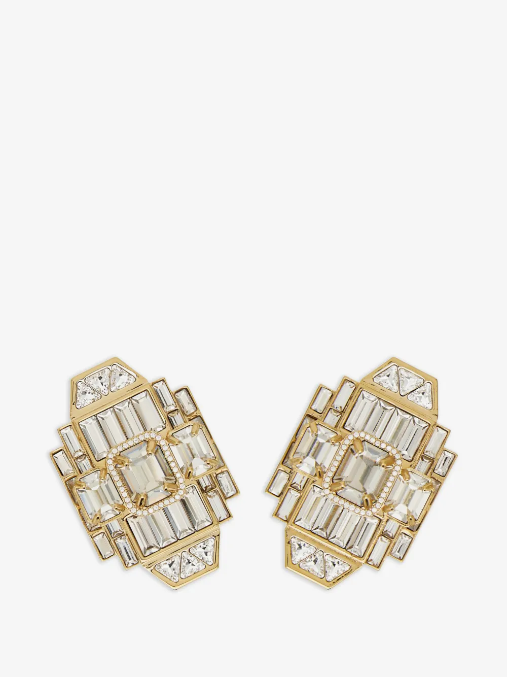 Déco earrings with crystals